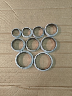 汽车消音器 排气管 消声器 三元催化器 接口垫密封圈锥形圆垫垫片