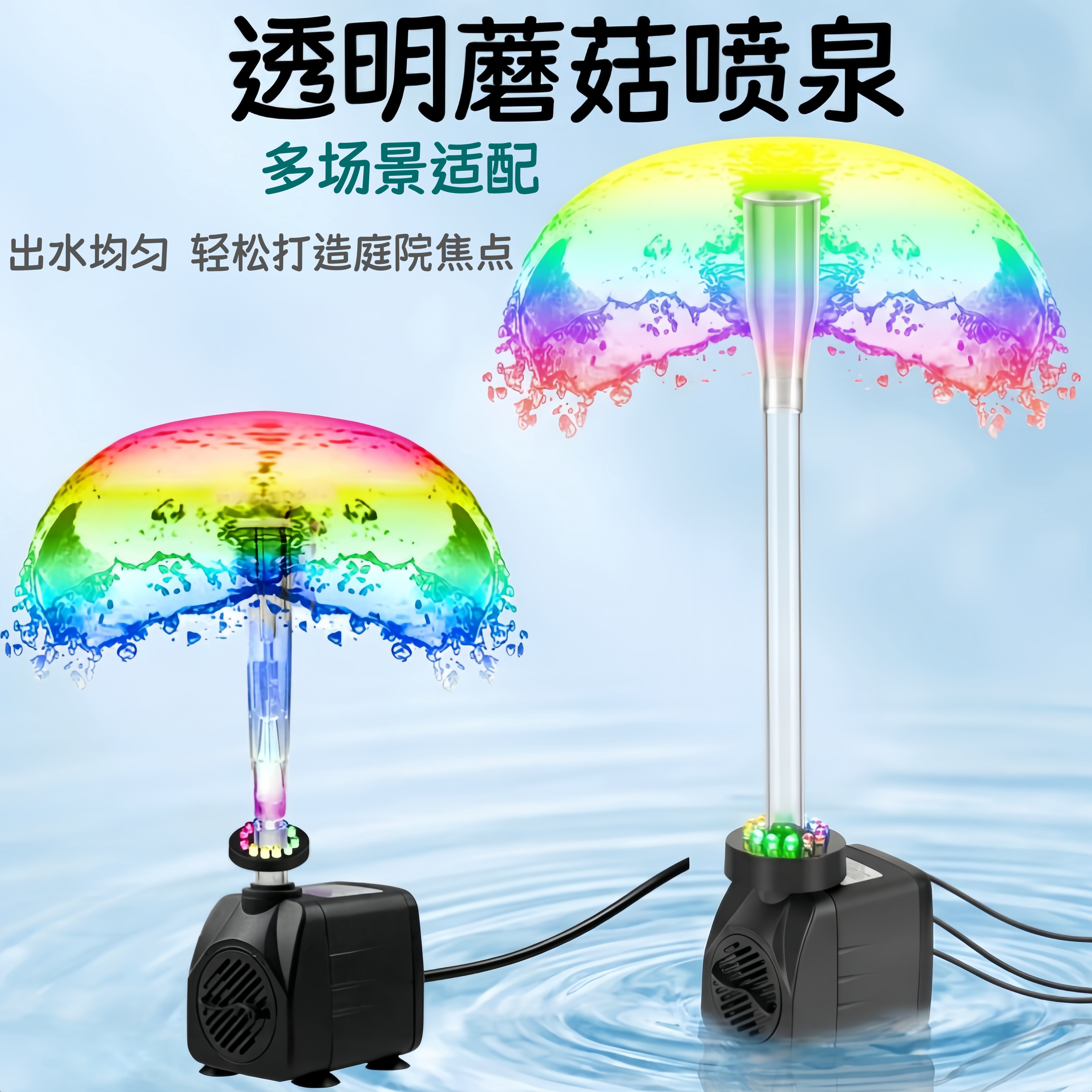 Mypet透明蘑菇喷头新料质量好图片