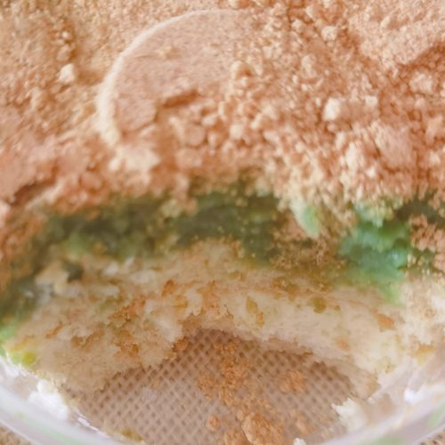 无油抹茶豆乳安佳奶酪魔芋蛋糕