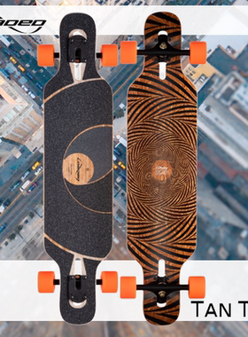 美国进口Loaded长板Tan Tien丹田板面反装板平花 Dancing代步全能