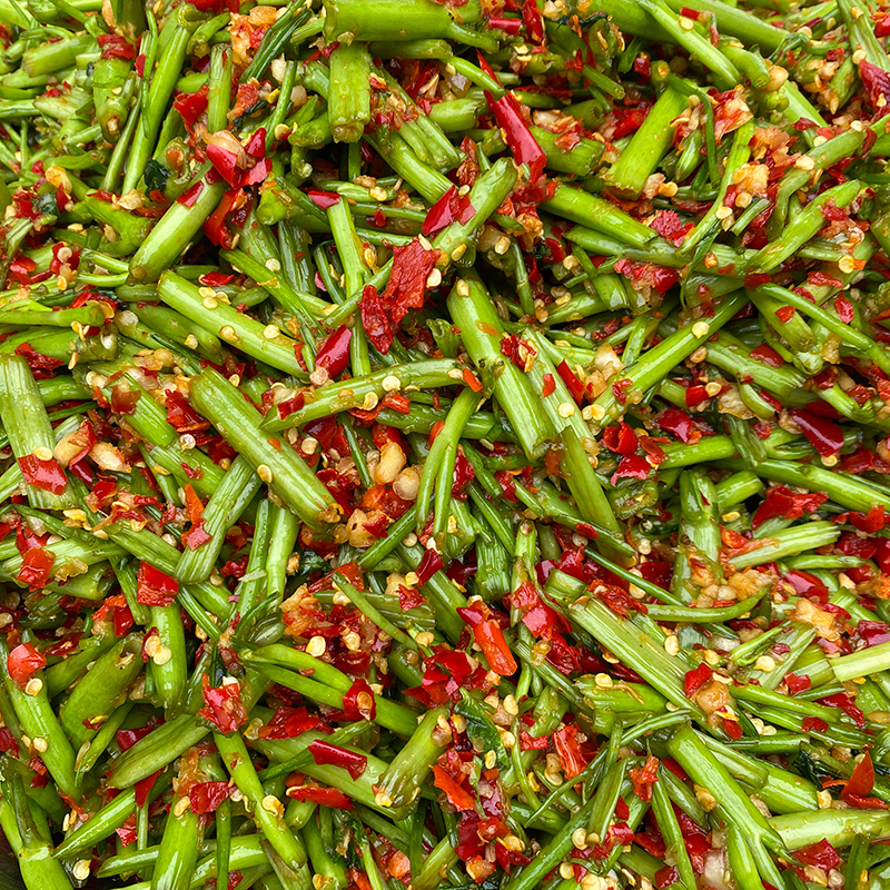 江西竹乡飘飘小青坛腌空心菜香辣脆下饭辣椒酱菜新鲜腌菜贡菜酱菜高性价比高么？