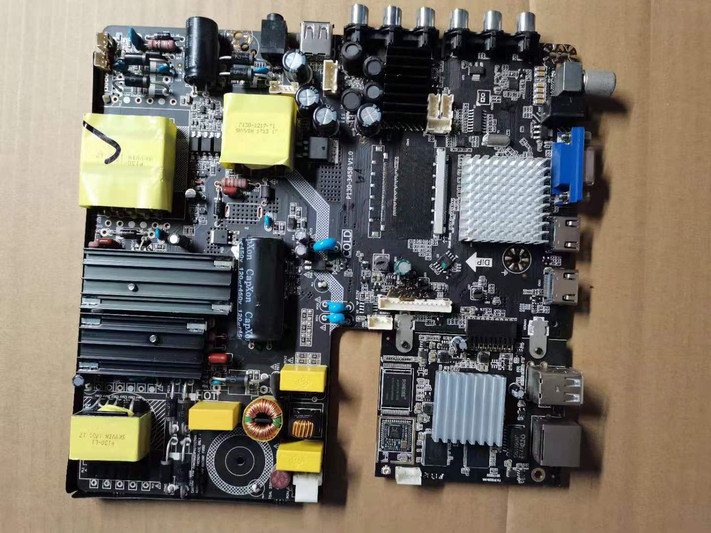 原装睿智RAIZEA JAV SAST先科 P130-3458V1.0 4K网络电视主板通用