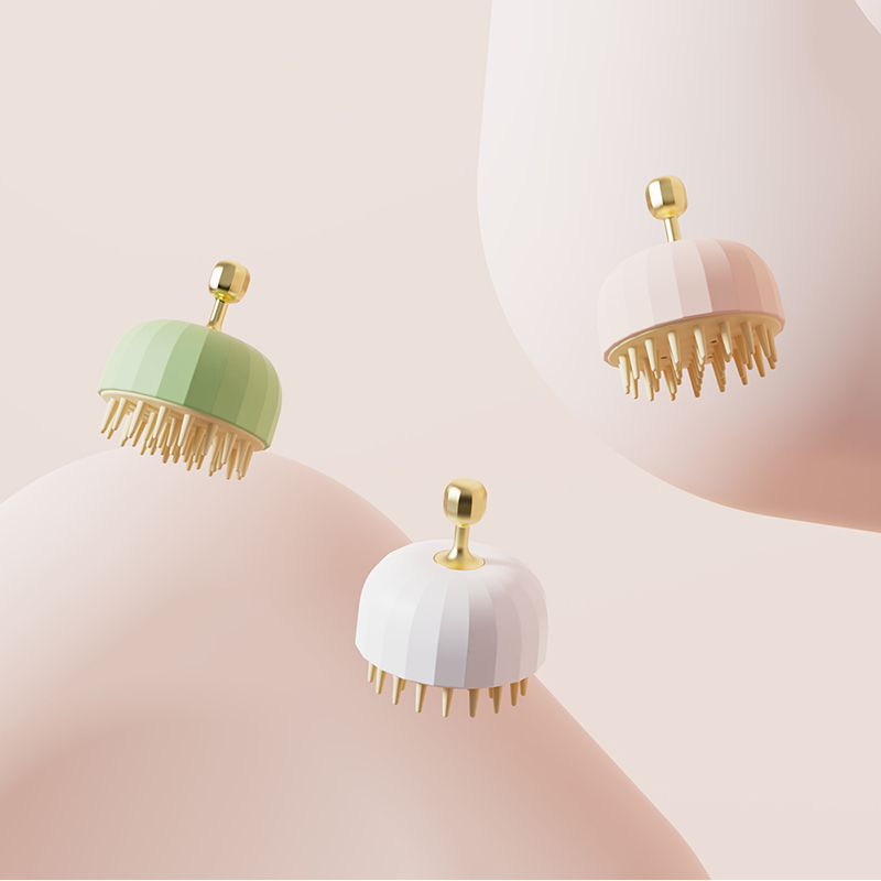 硅胶按摩洗头洗发神器