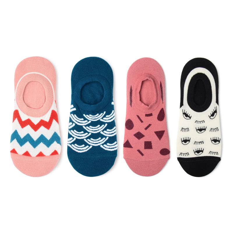 袜子女船袜潮牌防滑夏季薄款浅口隐形袜日系可爱短袜夏天低帮棉袜,女士内衣/男士内衣/家居服,短袜,淘宝优惠券,粉丝福利购,淘宝优惠卷