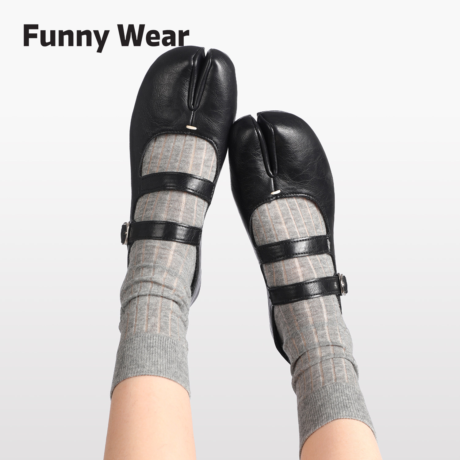 灰色分趾鞋袜子女春秋款精梳棉中筒袜2025新款爆款无骨白色分趾袜,女士内衣/男士内衣/家居服,中筒袜,淘宝优惠券,粉丝福利购,淘宝优惠卷