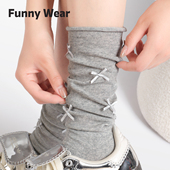 堆堆袜miu系灰色中筒棉袜春秋季 芭蕾风袜子女春夏季 薄款 爆款 新款