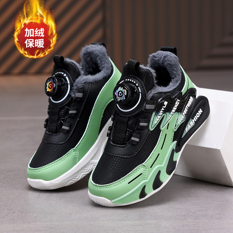 CEO ABC童鞋男童棉鞋3-15岁中大童小学生加绒加厚保暖大棉运动鞋