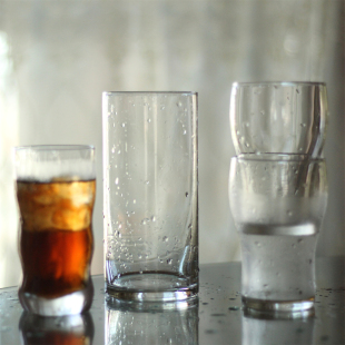 美国900ml大容量玻璃杯咖啡啤酒杯鸡尾酒杯果汁杯直身水杯长饮杯