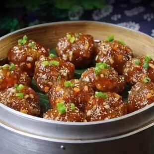 葛粉圆子黄山特产农家手工葛粉丸子加热即食地方特色传统小吃