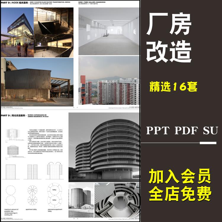 老旧工厂厂房创意园改造建筑景观规划设计文本方案ppt pdf素材