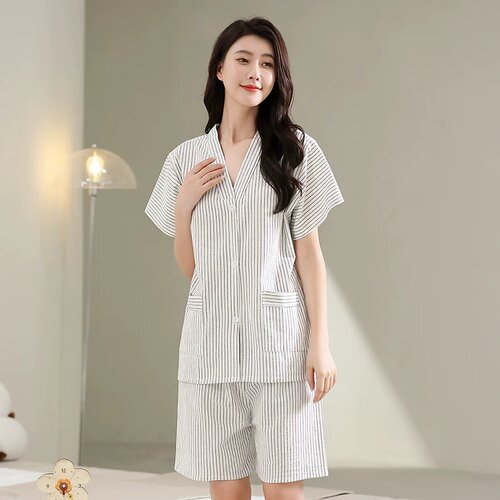 艾灸服纯棉前后开衫按摩服艾灸专用衣服理疗服养生馆调理服汗蒸服
