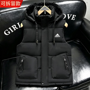 马甲男女秋冬季韩版潮流帅气保暖背心加厚马夹羽绒棉外套坎肩情侣