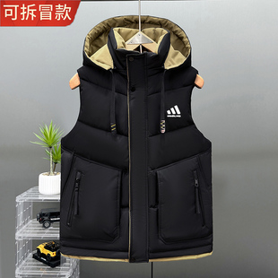 羽绒棉马甲男女秋冬季潮流帅气无袖学生坎肩保暖宽松衣服大码男装