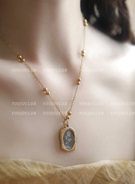 轻奢法式高级感温柔小众项链