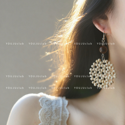 YOUJUclub-古香漫~木质编织圆形