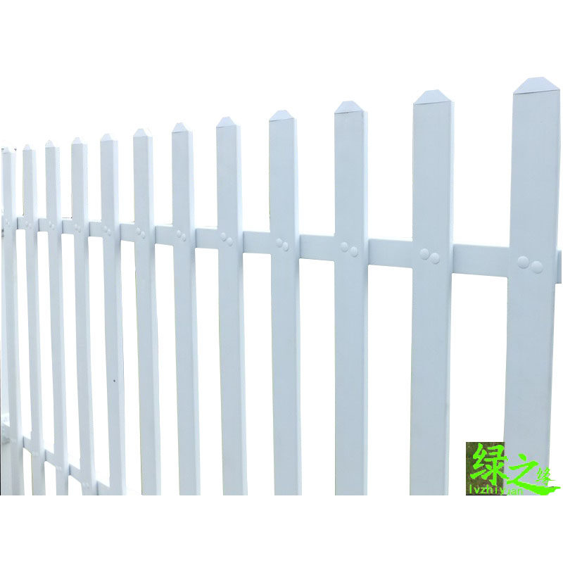pvc小区庭院围墙护栏塑钢洋房别墅花园栅栏学校幼儿园围栏白栏a.