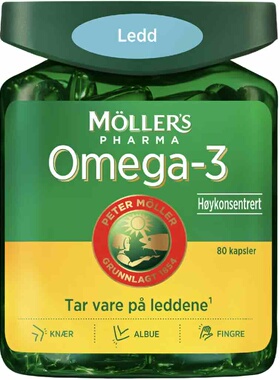 【挪威原装】药店Mollers沐乐思关节骨骼肌肉DHA鱼油80粒