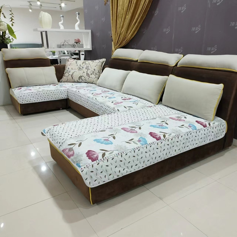 u型无扶手沙发垫子4米大沙发坐垫四季通用无把手万能防滑组合套装,居家布艺,沙发垫,淘宝优惠券,粉丝福利购,淘宝优惠卷