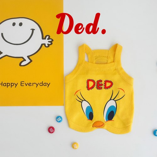 宠物衣服狗狗针织无袖贴身家居服超小体韩版马尔济斯西施犬约克夏