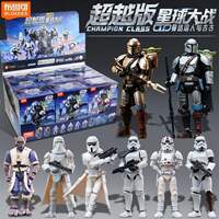 Bruco Star Wars Beyond Edition lite Mandalorian Building Block Man Assembly Toy Model Guguk is in stock thumbnail 3