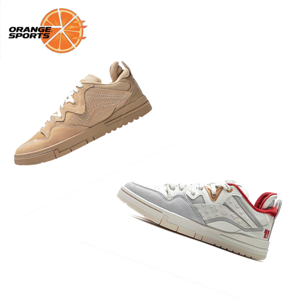 LiNing李宁 惟吾PRO  街头潮流显高 防滑耐磨 低帮 板鞋 男款