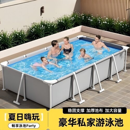正品Bestway大型折叠支架游泳池