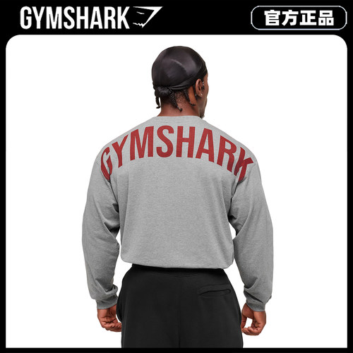 Gymshark Power 克里斯同款运动长袖秋冬棉T恤男宽松训练健身上衣