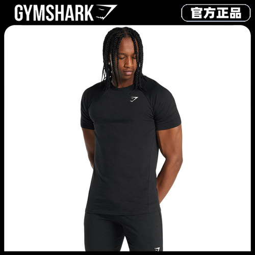 Gymshark Element 鲨鱼基底速干短袖男士修身健身T恤运动训练上衣