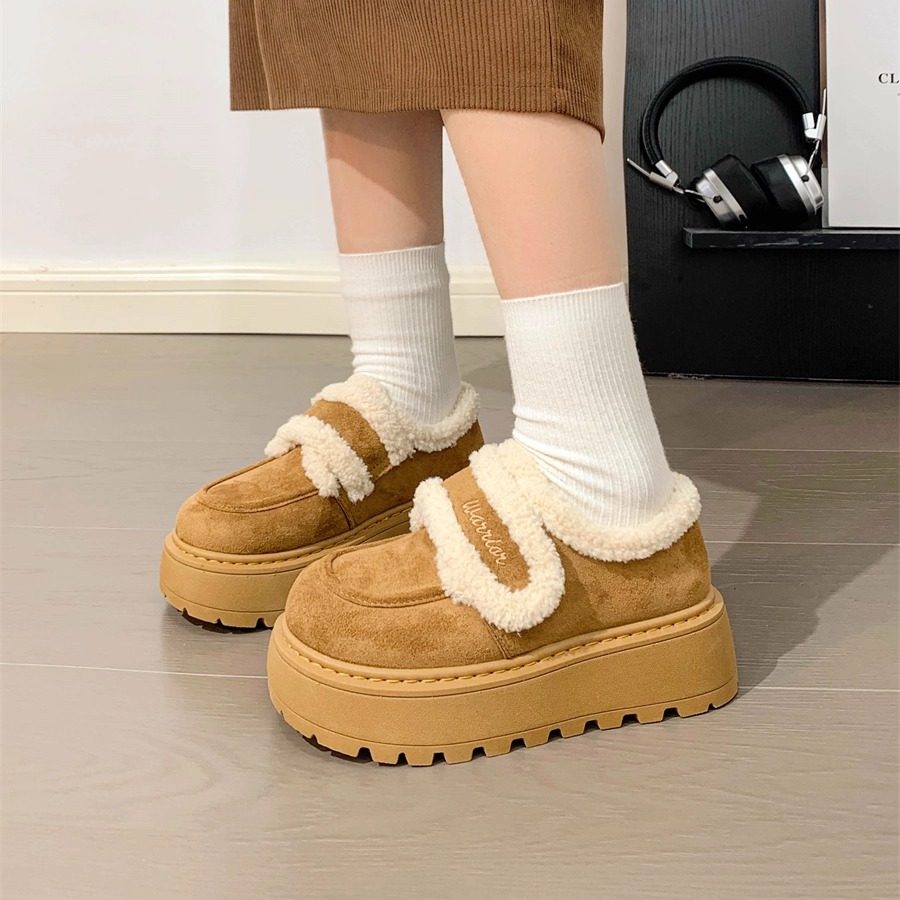 回力厚底雪地靴女款2026新款加绒加厚保暖面包鞋休闲百搭毛绒女鞋,女鞋,时尚雪地靴,淘宝优惠券,粉丝福利购,淘宝优惠卷