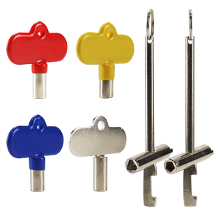 自来水钥匙水表前阀门钥匙内三角闸阀防盗水闸阀开关锁匙起子扳手