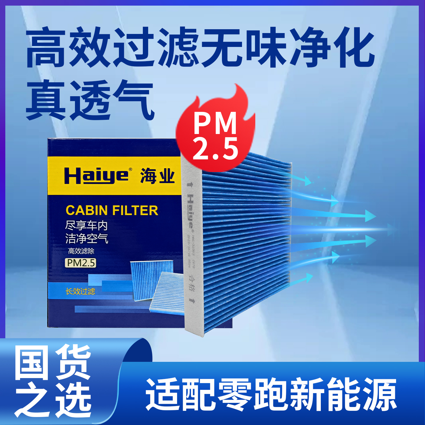 适配零跑汽车空调滤芯过滤PM2.5