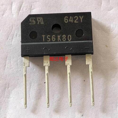 TSC台湾半导体整流桥 TS6K60 TS6K80 6A800V ZIP-4 原装
