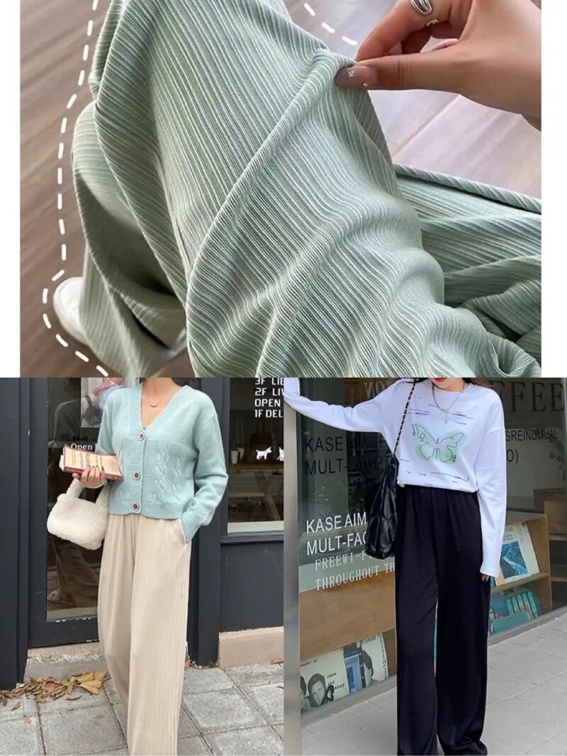 高腰夏季显瘦裤子凉凉裤休闲裤女