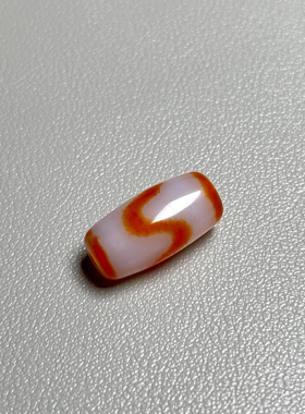 天然玛瑙天珠虎牙天珠手链配件西藏天然真品玛瑙虎纹天眼手串男女