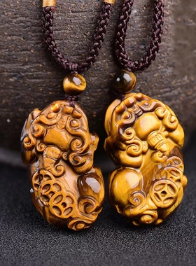 虎睛石情侣虎睛石三钱貔貅