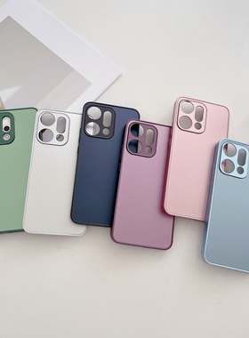 适用opporeno14手机壳reno13pro新款11por+全包0pp0reon10十oppo少女防摔opopreno9磨砂8保护12se外壳保护壳6