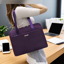 商务手提办公文件包公务公文包女生通勤新款防水平板笔记本电脑包