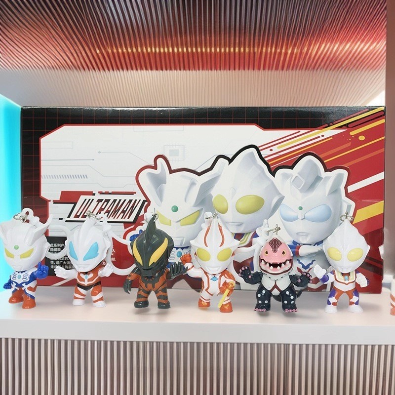 正版奥特曼迪迦泽塔赛罗潮玩手办挂件钥匙扣学生奖品礼物