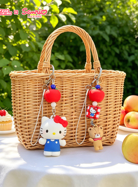 正版hellokitty凯蒂猫对装系列创意卡通钥匙扣挂件一对包包挂饰女