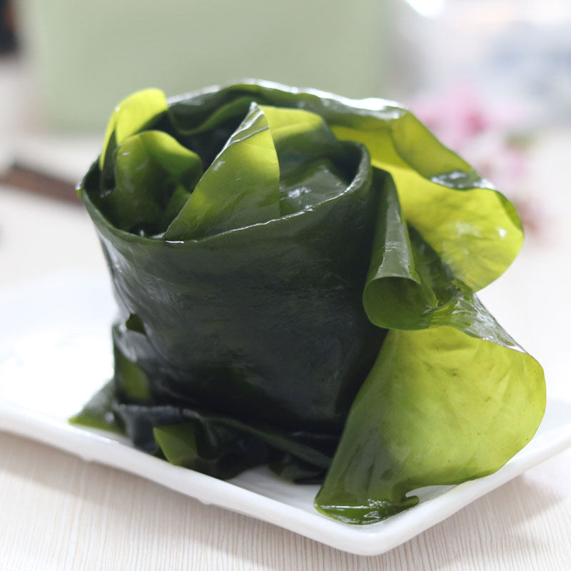 新鲜盐渍海带包饭汤用