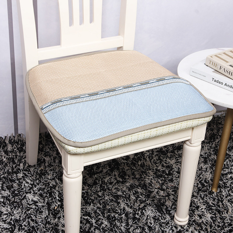夏季冰丝椅垫防滑坐垫凳子垫四季通用办公家用餐椅垫透气久坐屁垫,居家布艺,椅垫,淘宝优惠券,粉丝福利购,淘宝优惠卷