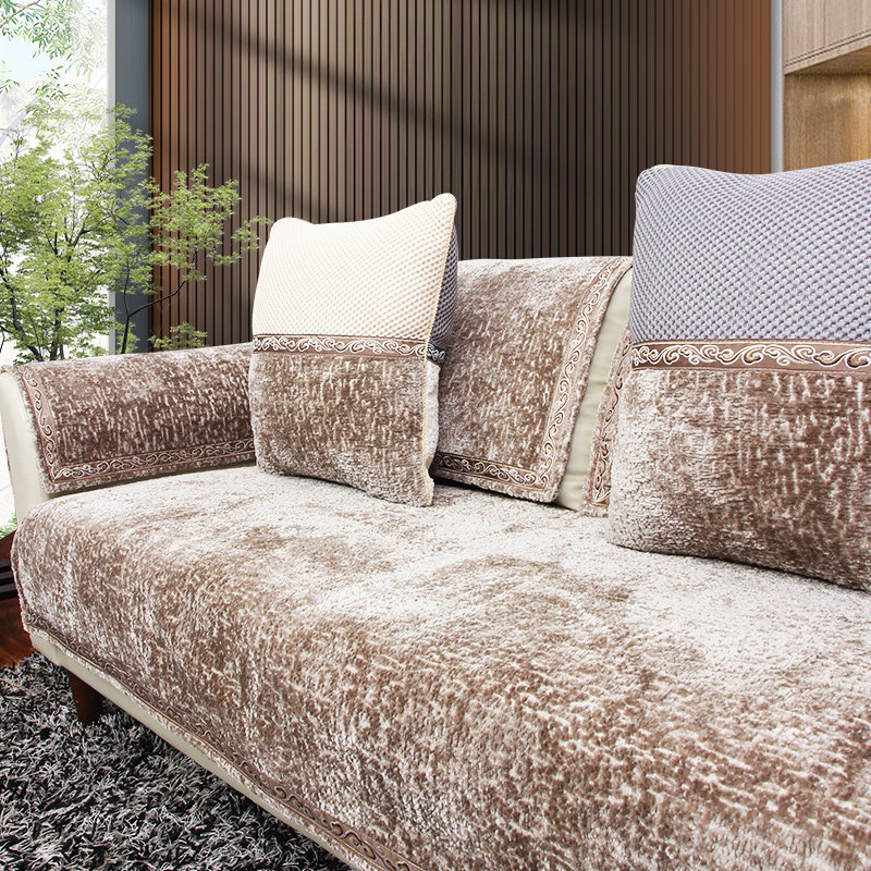 小清新短绒防滑真沙发垫坐垫高端轻奢四季通用沙发盖布巾2025新款,居家布艺,沙发垫,淘宝优惠券,粉丝福利购,淘宝优惠卷