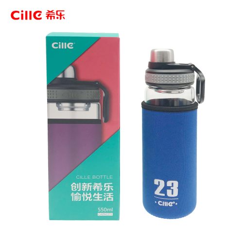 希乐新品便携夏天防烫网红玻璃杯