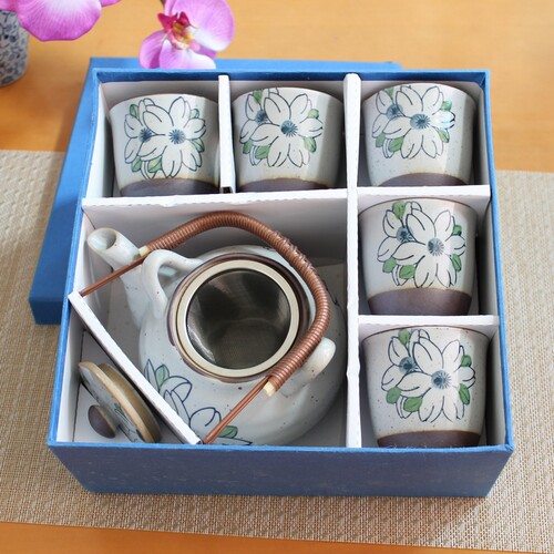 茶具特惠和风日式手绘植物花卉