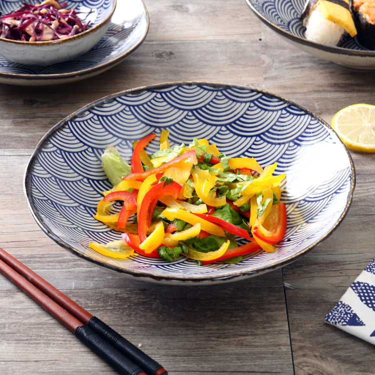 陶瓷日式陶瓷菜盘米饭碗日式