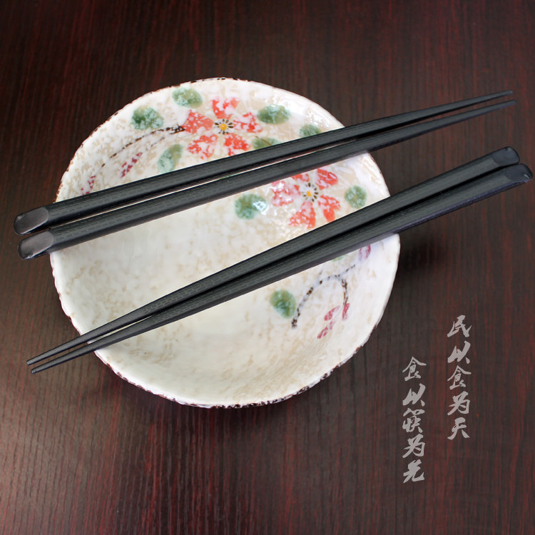 日韩料理尖头合金筷子