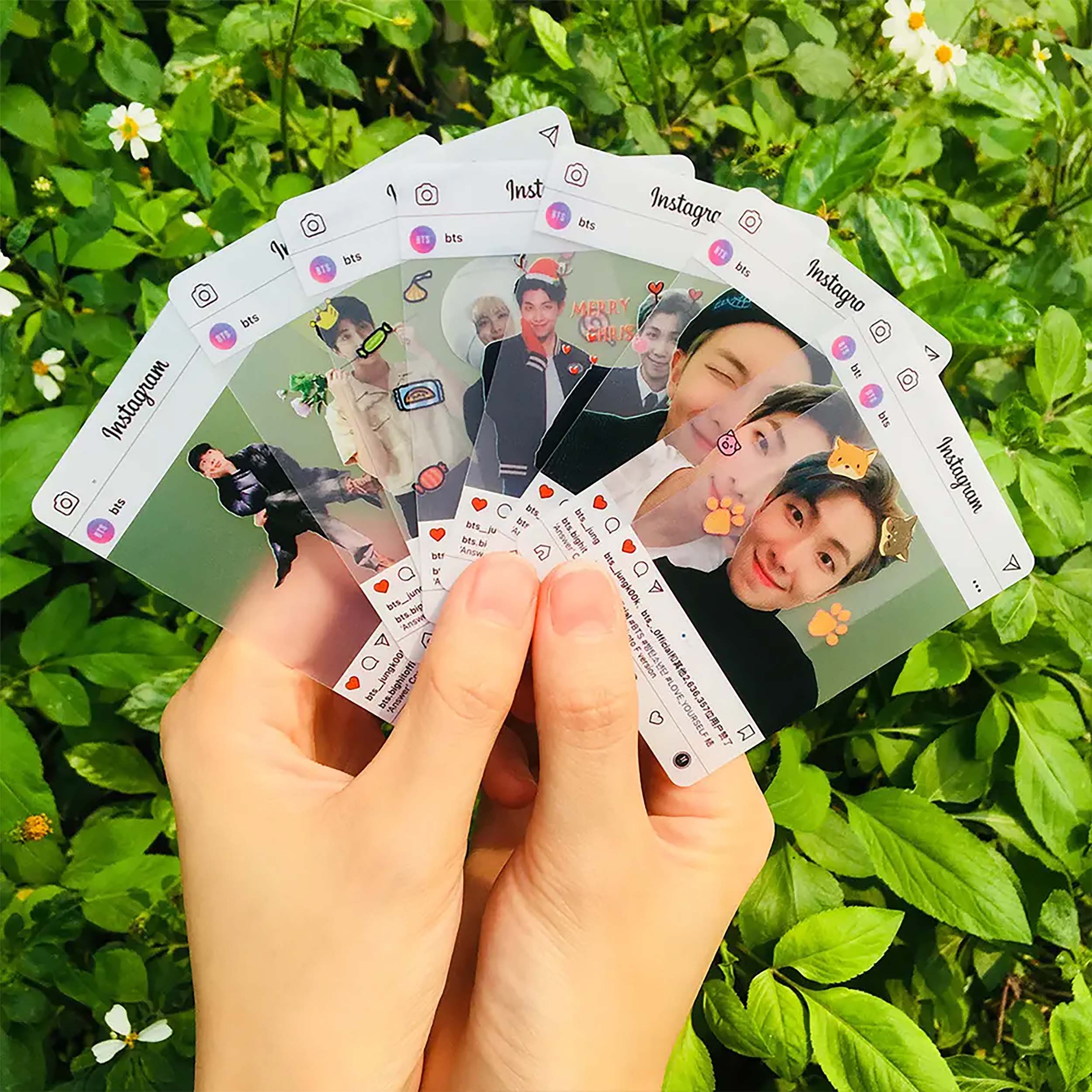 pvc透卡定制周边定做明信片