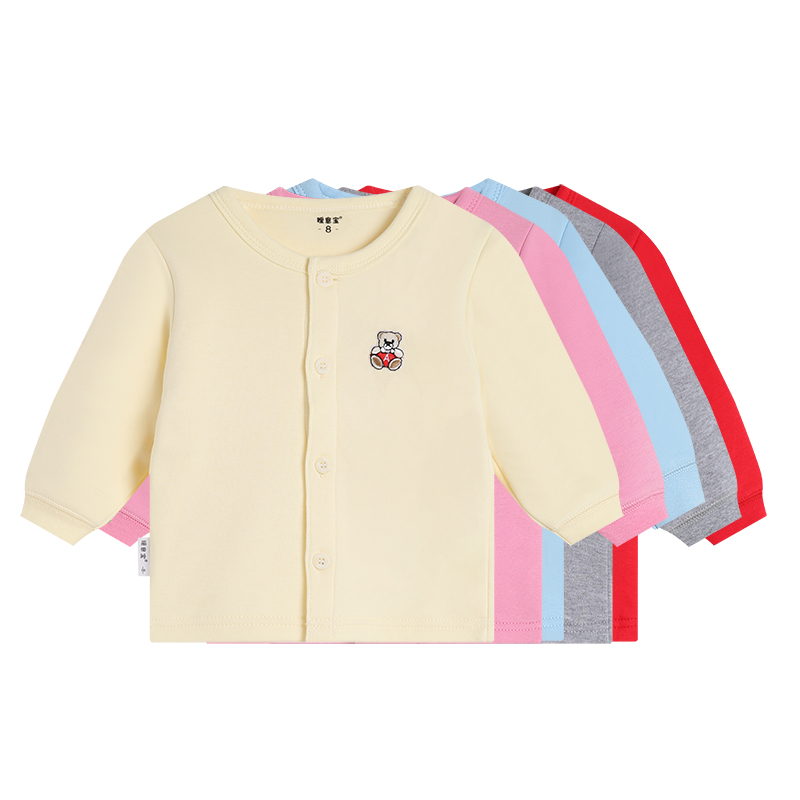 男童女童鸡仔唛保暧羊毛内衣开衫