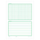 作文格横条格硬笔书法1cm方格小学生语文卷面书写横线脱格练字本