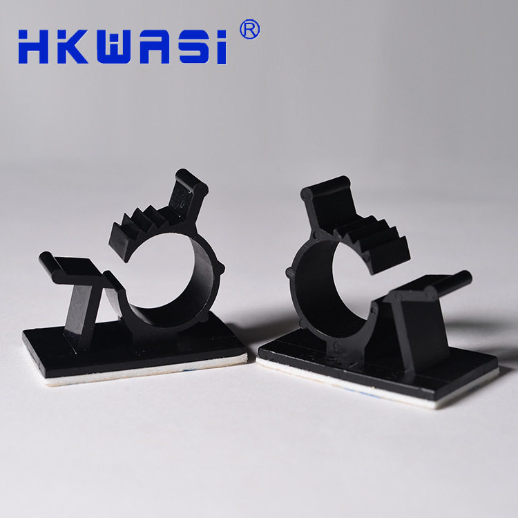 华社 粘式固定座 可调固定座 束线夹固定座 AWC-1-4-5 3M胶理线夹